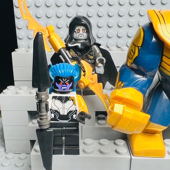 Thanos.Corvus Glaive. Proxima Midnight.Ebony Maw.Black Dwarf Custom Minifigure - Picture 4 of 5